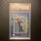 2024 Panini Donruss Optic - Rated Rookie Drake Maye #229 Blue Hyper Prizm (RC)