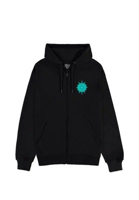 Frieren Kapuzenjacke Herren Frieren Face schwarz Anime, Fan-Merch, TV-Serien