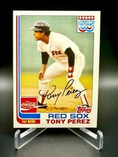Tony Perez 1982 Topps Coca-Cola/ Brighams Ice Cream #14