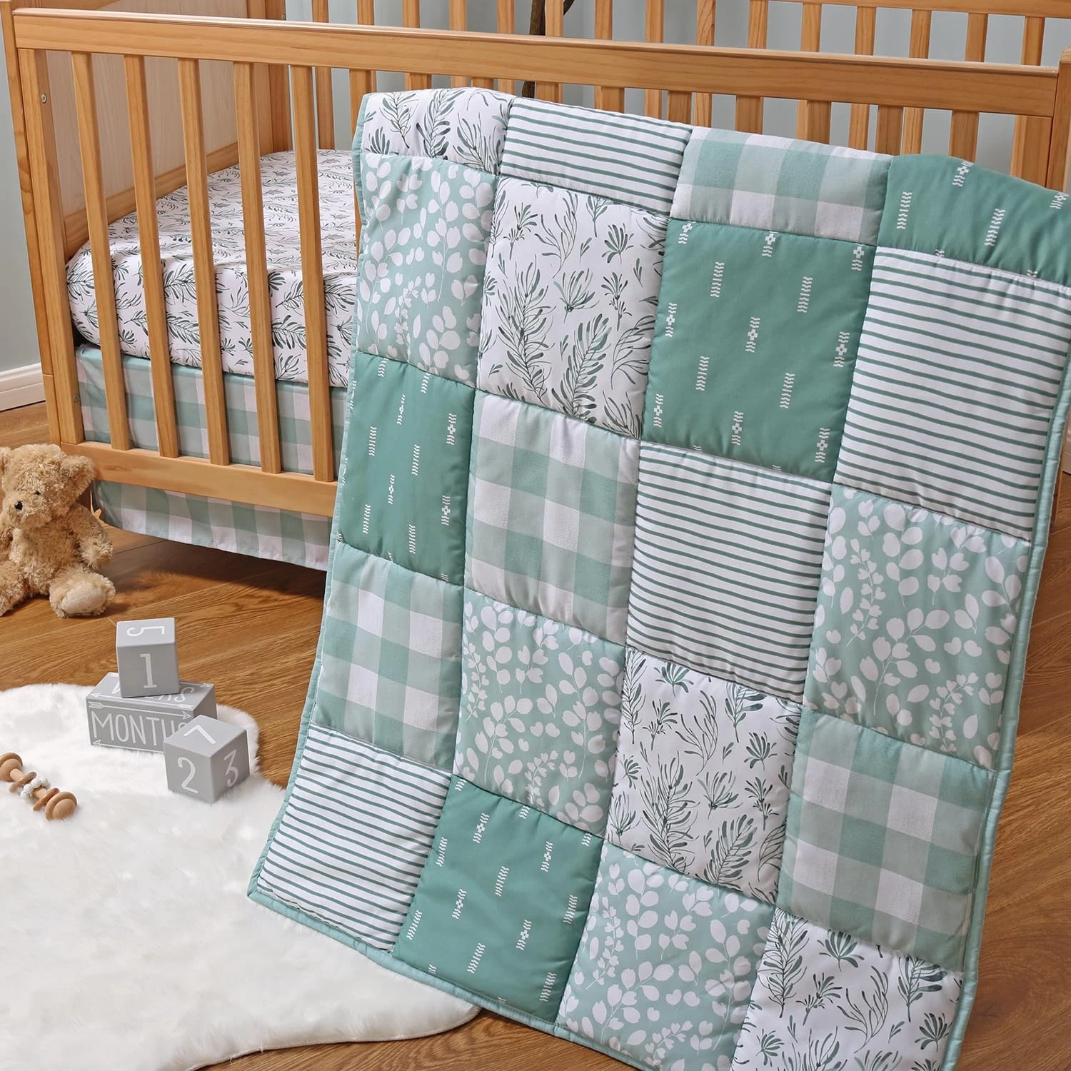 3 Piece Baby Crib Bedding Set for Boys & Girls - Newborn, Infant & Nursery Be...
Opens in a new wind