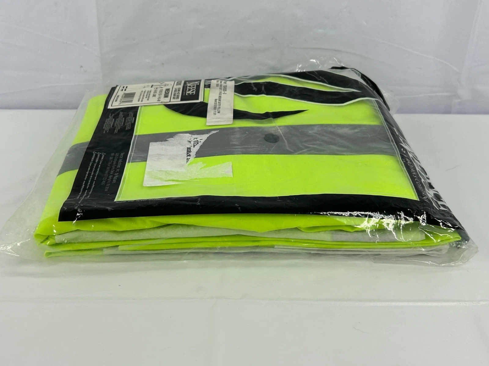Neese 1820S Econo-Viz Series 3 Piece Rain Suit Men's Size Medium Hi Vis Lime - product detail image 4