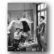 Alain Delon Francoise Arnoul Jean-Claude Brialy Photo 8x10 Le Chemin Des Ecolier