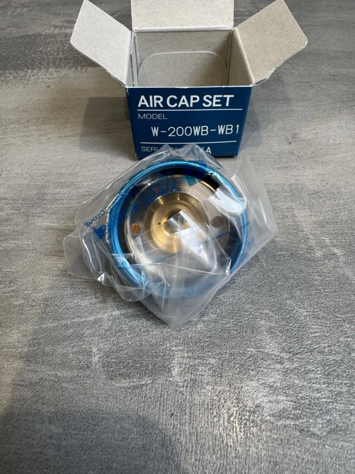Anest Iwata W200 WB1 Air Cap Set W-200WB-WB1 Brand New In Box 4