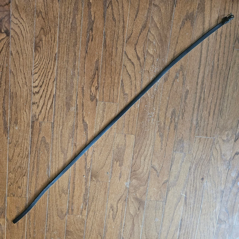 Madewell skinny black leather belt with rivets size M/L - Image 4 of 4