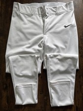 WORN ONCE Nike Vapor Select Baseball Pants Mens Medium White Tapered
