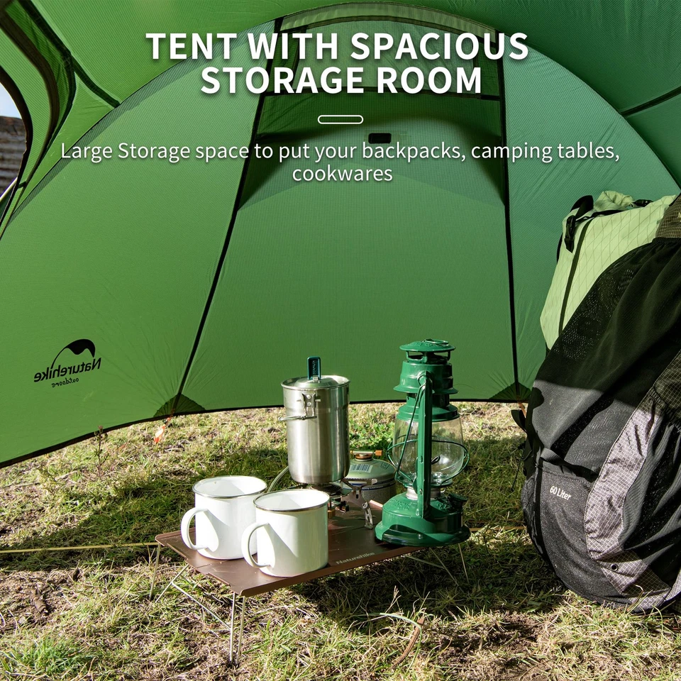 Tienda Mochilero Túnel Opalus para 2-3 Personas, 2 Personas 3 Personas Mochilero... Foto 4 de 4