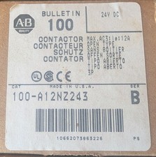 NEW ALLEN BRADLEY CONTACTOR  100-A12NZ243 B 2...