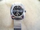 Timex Rally Motor Sports Date Watch 1973 Vintage Hand Wind  M25 Working GB MADE