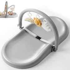 Baby Changing Pad Waterproof PU Wipe Clean Non-Slip Safety Belt Toys