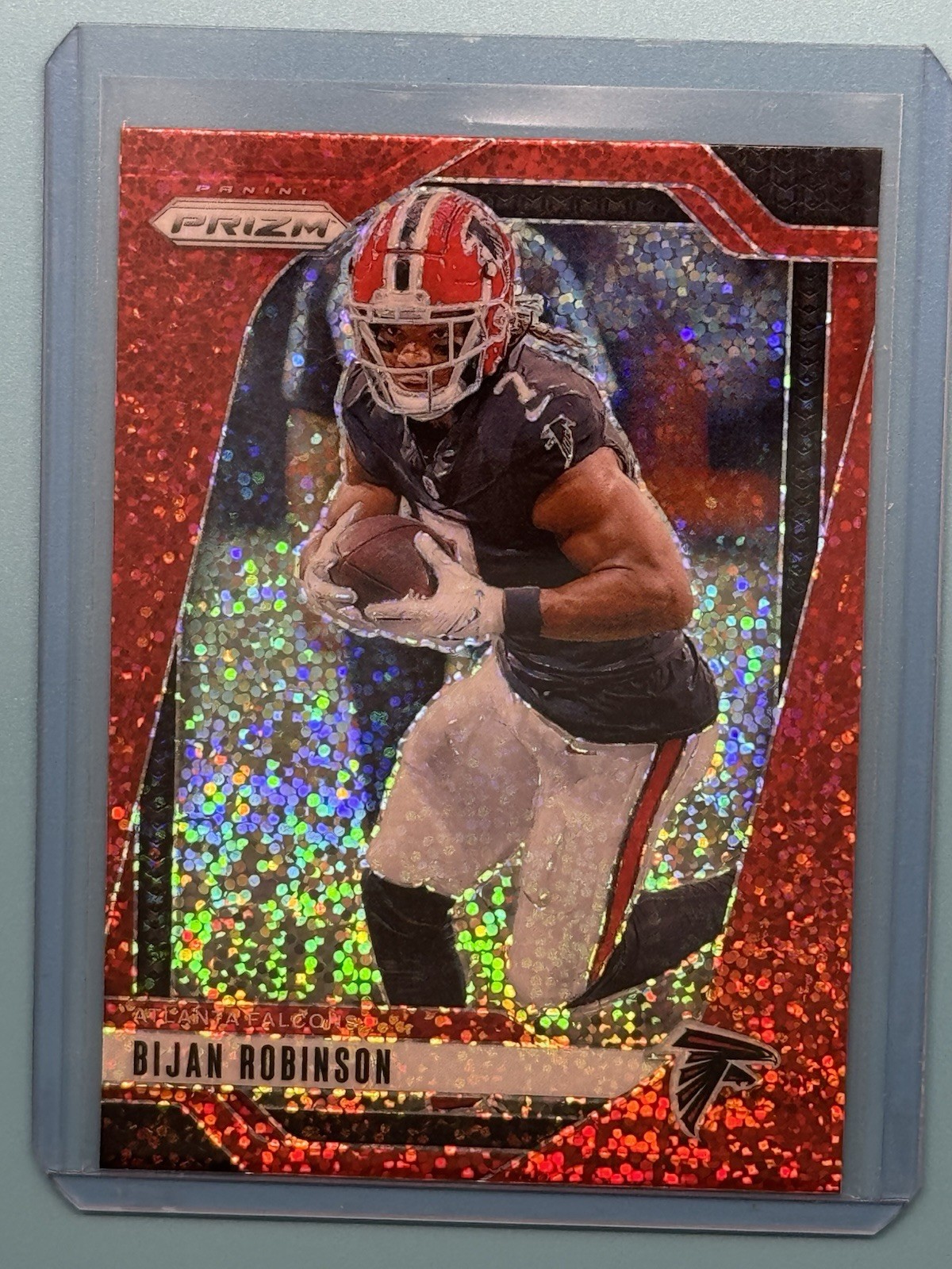 2024 Panini Prizm - Bijan Robinson #11 Red Sparkle Prizm