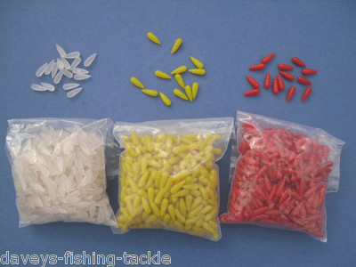 FLADEN POP UP MAGGOTS IMITATION FAKE SOFT BAIT FOR CARP FISHING LINE HAIR RIGS