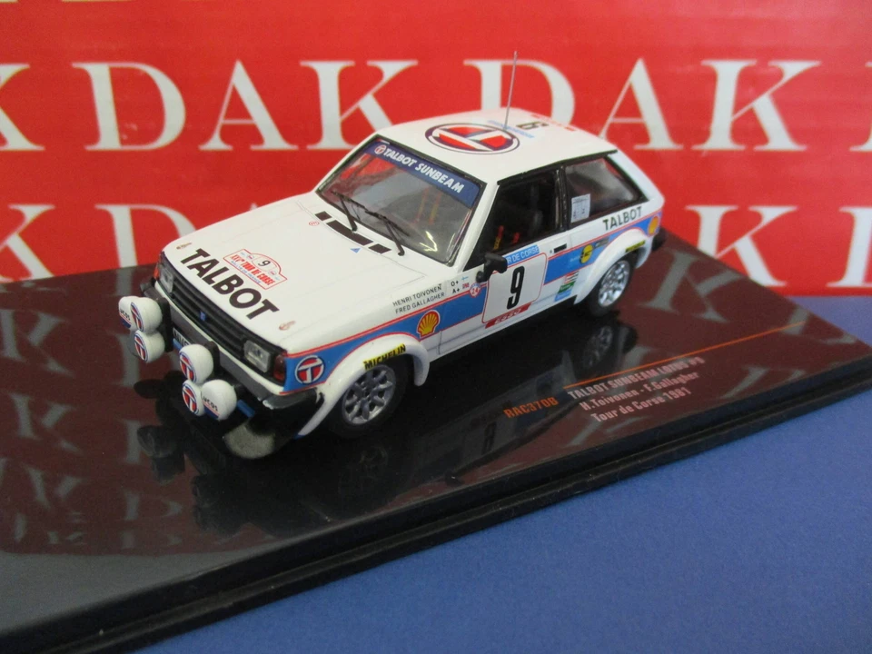 Die cast 1/43 Modellino Auto Talbot Sunbeam Lotus Rally Tour Corse 1981 Toivonen - Immagine 2 di 4