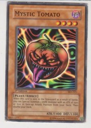 Mystic Tomato SKE-021 1st Edition YuGiOh Starter Deck Kaiba Evolution