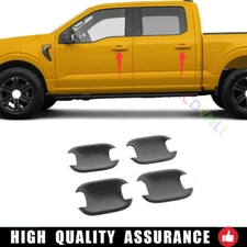 For Ford F150 F-150 2021-2023 Carbon Fiber Exterior Side Door Bowl Frame Cover