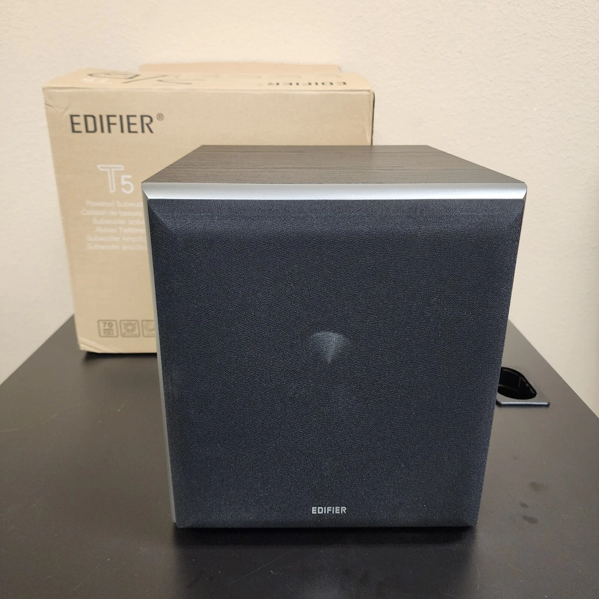 Edifier T5 Powered Subwoofer Black —, edifier