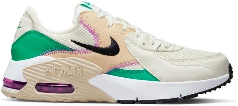 Size 6 - Nike Air Max Excee Sanddrift Green Fuchsia W for