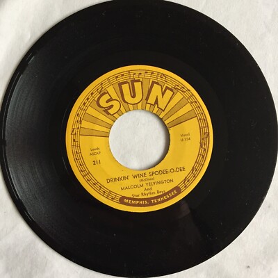 Malcolm Yelvington   Drinkin' Wine Spodee-O-Dee / Just Rolling Along 7'' Repress