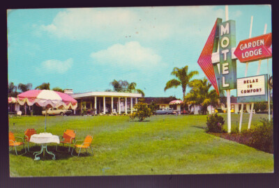 FLORIDA FL Winter Haven Garden Lodge Motel Postcard
