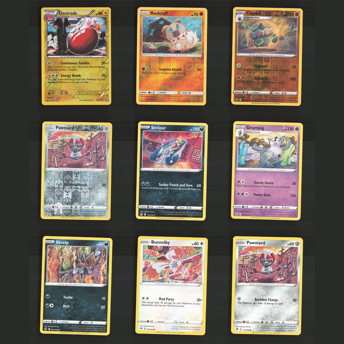 Pokemon Card Collection TOMOKAZU KOMIYA Artist Reverse Holo