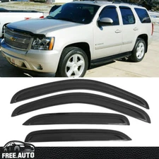 For 07-14 Chevy Tahoe GMC Yukon Acrylic Window Visor Deflector Guard 4PCS Set