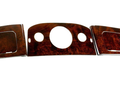 Dashboard for Austin Rover Mini Burl Walnut Classic Dash Centre 3 Clock ...