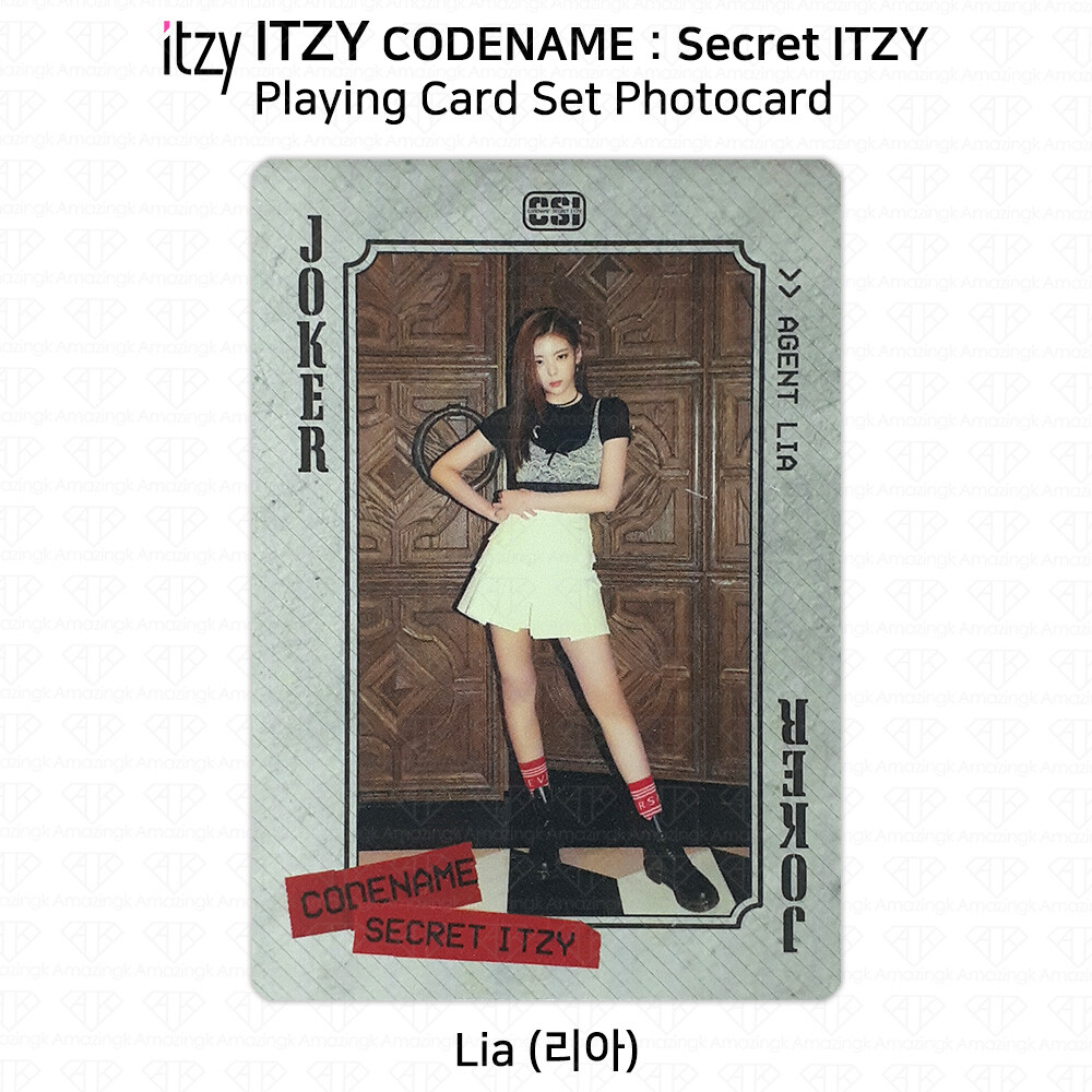 ITZY CSI Code Name Secret ITZY Playing Card Cube Puzzle Square