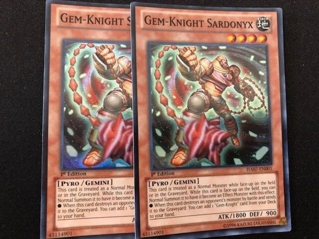 YUGIOH GEM-KNIGHT DECK- GARNET- TURTLE- FUSION - BRILLIANT- CITRINE- TOPAZ NM - Image 4 of 4