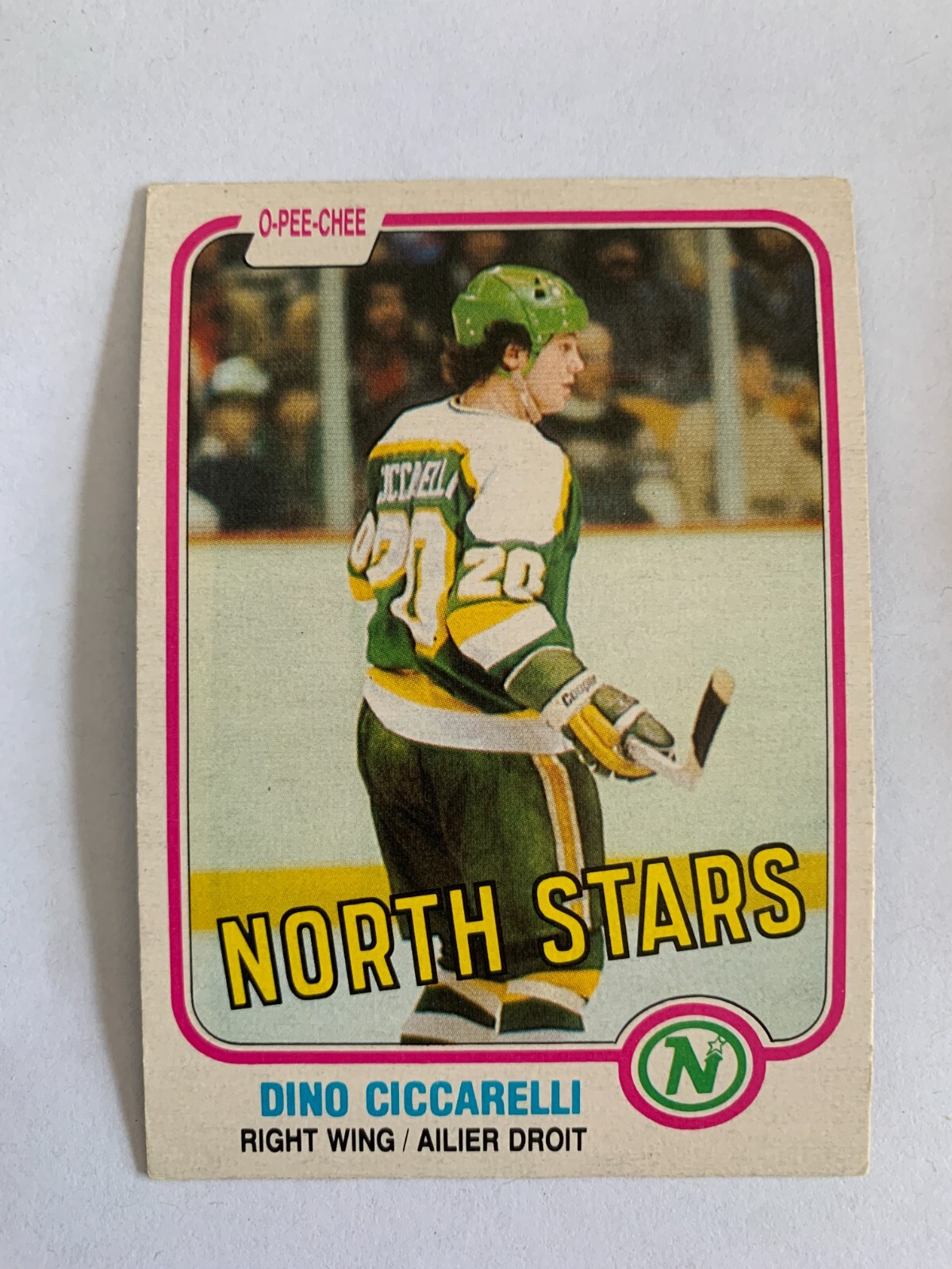 1981-82 O-Pee-Chee #161 Dino Ciccarelli RC Minnesota North Stars - VINTAGE (v25)