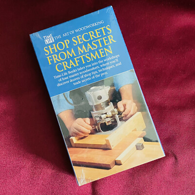 Time-Life The Art of Woodworking VHS Tape Shop Secrets From Master Craftsmen New