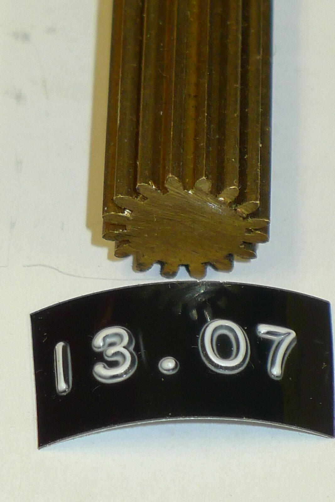 BRASS PINION WIRE various sizes N.O.S. 7, 8, 10, 12, 16 leaf (various