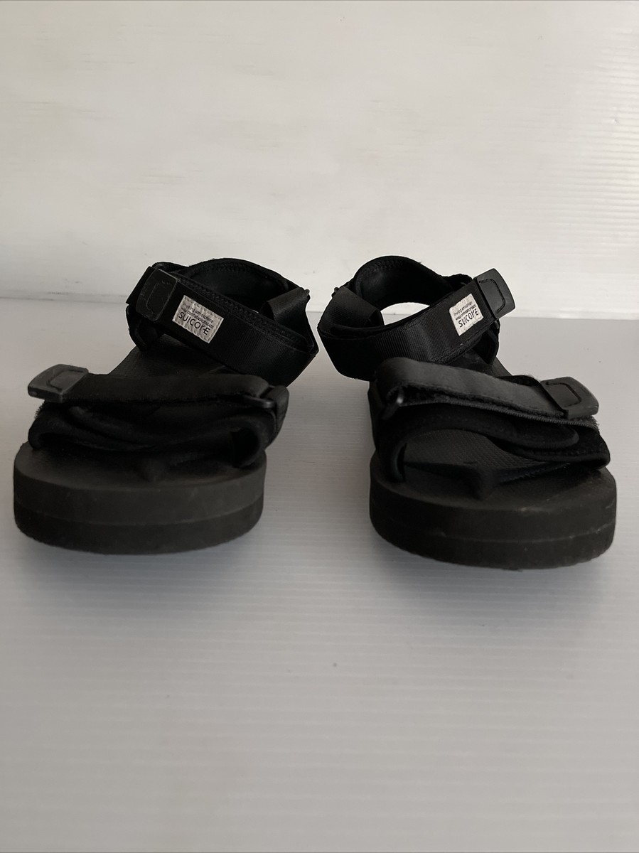 Suicoke CEL-V Vibram Sandal - Black/White - Mens 7 / Womens  display picture 2