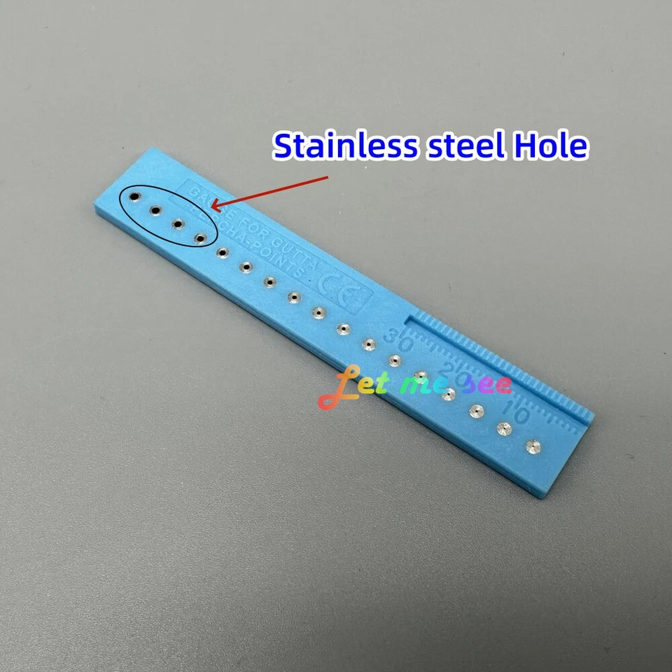 1x Endodontic Measurement Ruler Dental Gauge for Gutta-Percha-Points Scale Gauge - Image 2 of 4
