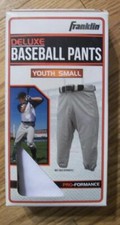 NEW in BOX FRANKLIN DELUXE BASEBALL PANTS - Size - YOUTH SMALL 22-24 waist 