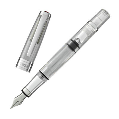 TWSBI Diamond 580AL Fountain Pen in Silver - Extra Fine Point - NEW M7444240