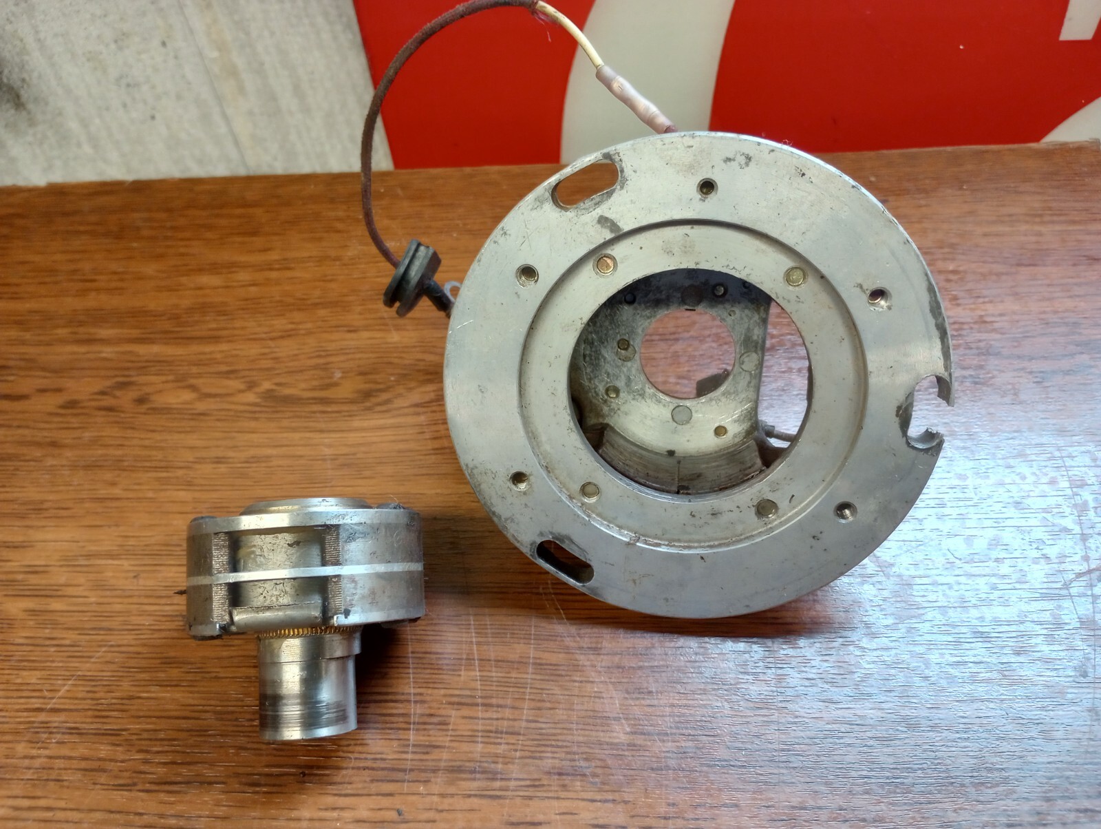 1973 Honda CR250M Stator 1973 74 Honda CR250 Ignition Stator Plate