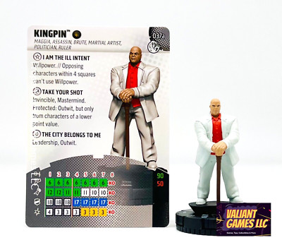 Marvel Heroclix Kingpin #037a w/ Card Marvel Studios Next Phase 