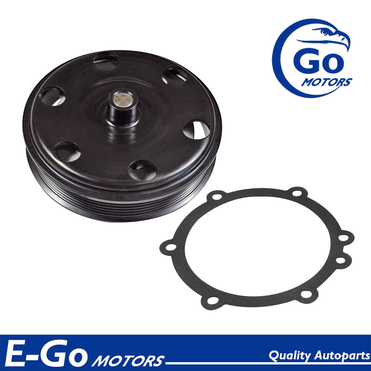 EVERESTCO Water Pump W/ Gasket – For Chevy Silverado 1500, GMC Sierra, Cadillac Escalade (19195104)
