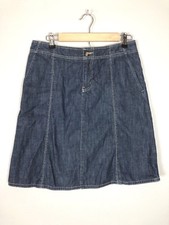 Eddie Bauer Dark Wash Jean Skirt, Size 8