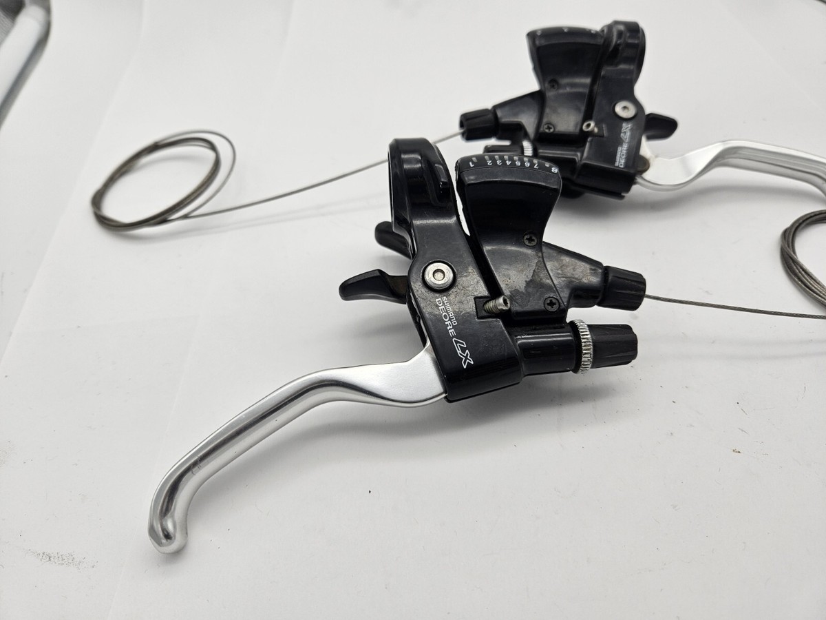 Vintage Shimano Deore LX ST-M567 Shifter Brake Levers 24 Speed 3x8