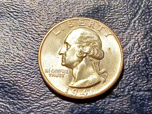 Near Gem BU 1946-S  Washington Quarter