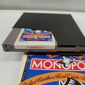 Monopoly (Nintendo Entertainment System, 1991) NES CIB with Poster - See Pics! 
