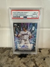 2023 Topps Pro Debut Jasson Dominguez Future Cornerstones Auto Gem Mint 10 Pop 1