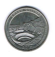 2012-D Brilliant Uncirculated Chaco Culture National Historical Park Quarter!