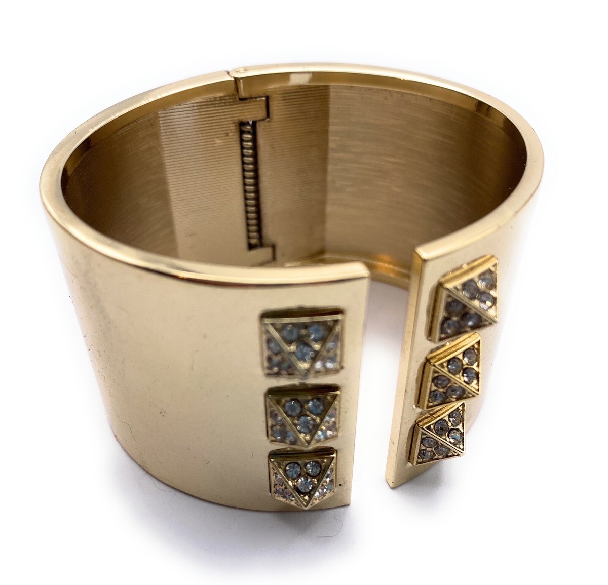 Victoria's Secret Scandolous Gold Hinged Crystal Spike Wide