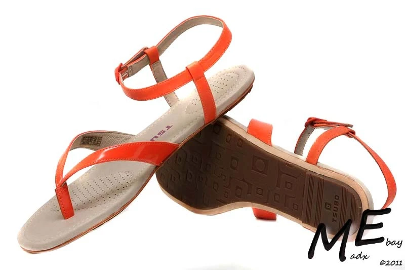 New Tsubo BELLAH Leather Women Sandals Size 9 Terracotta - Image 2 of 4