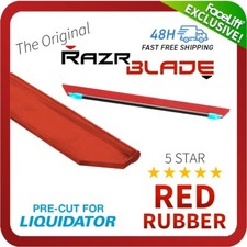 FaceLift Moerman LIQUIDATOR CUT RazrBLADE ROT Rakel Gummi Fensterreinigung