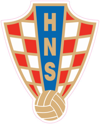 (NOT A PATCH) Croatia National Soccer Team Logo HTV Heat Transfer Vinyl Iron On
