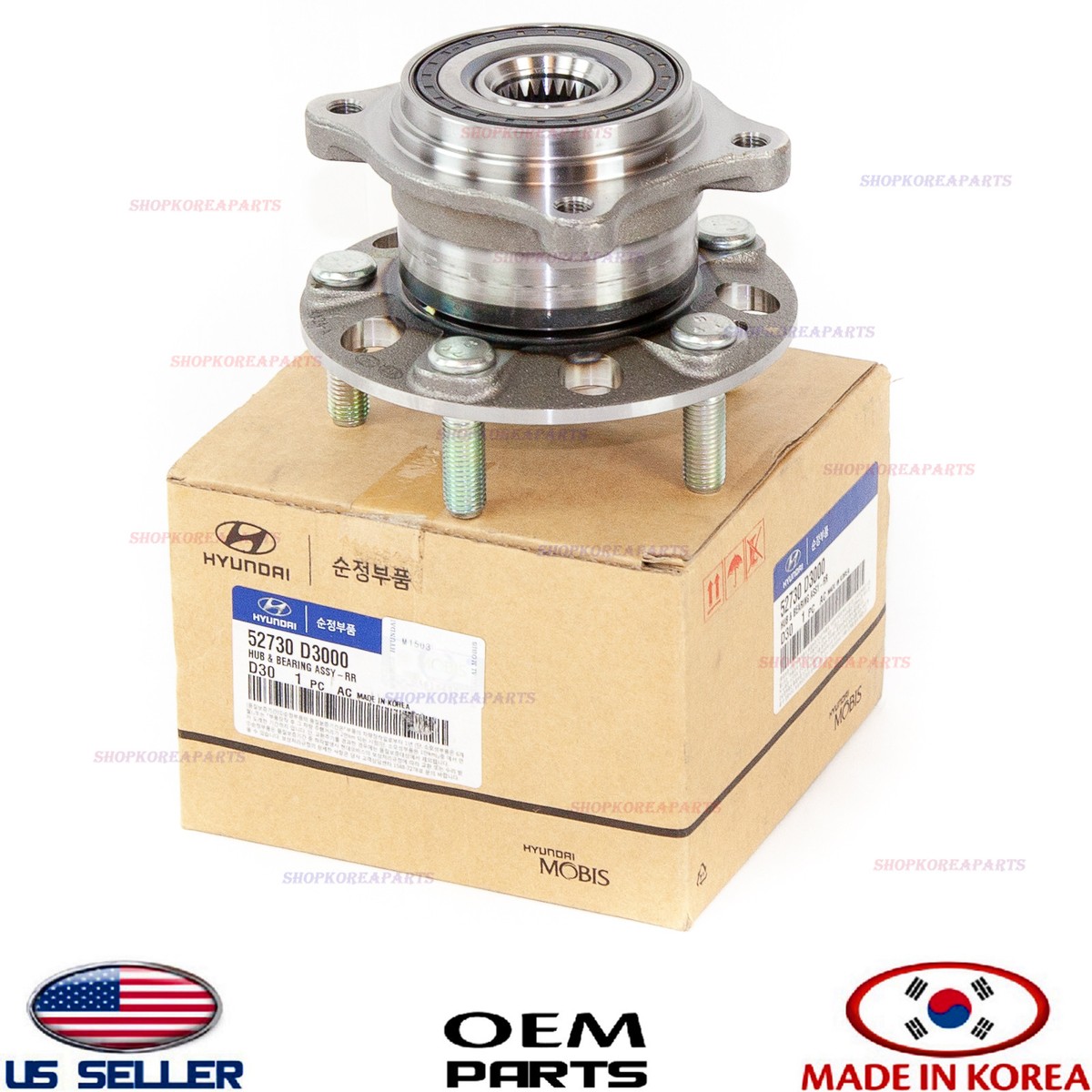 Genuine Hub & Bearing Rear Wheel only 4WD OEM Tucson 2016-21