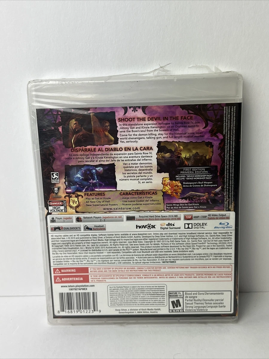 Saints Row 4: Re-Elected and Gat Out Of Hell First Edition (PS4)