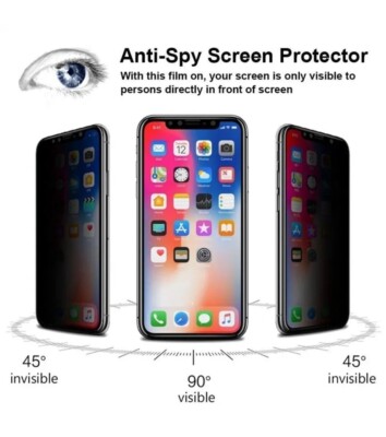 Panzerfolie für Xiaomi Redmi Note 10 Pro/Pro Max Anti Spy Sichtschutz  Folie